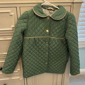 The Beaufort Bonnet Company Quilted Green Puffer Jacket